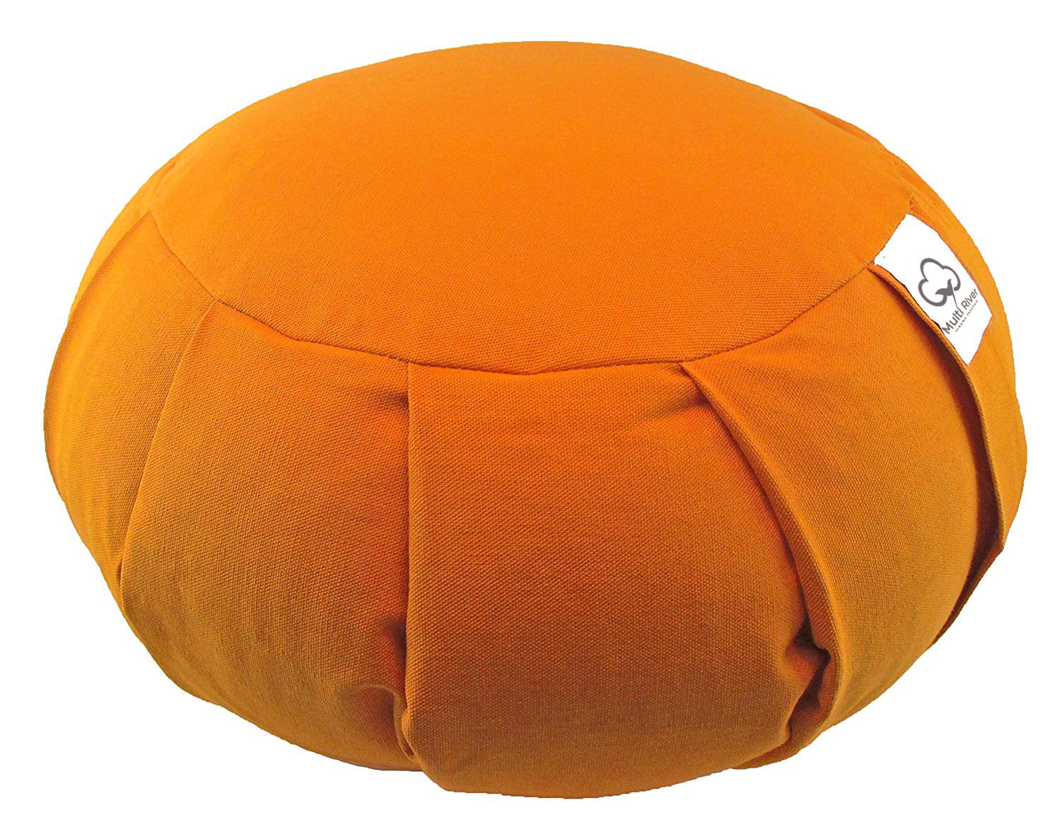 Cotton Meditation Cushion 36cm Black Breathable Yoga