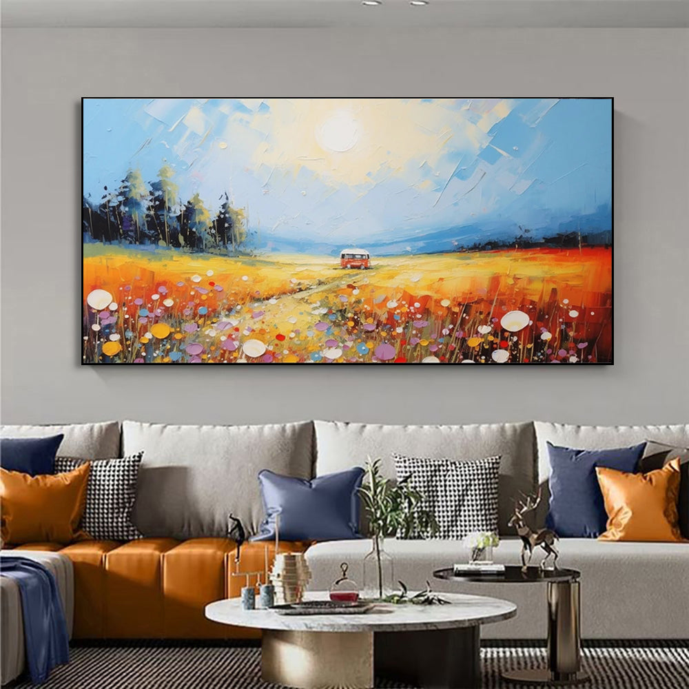 Hand Painted Landscape Oil Painting on Canvas