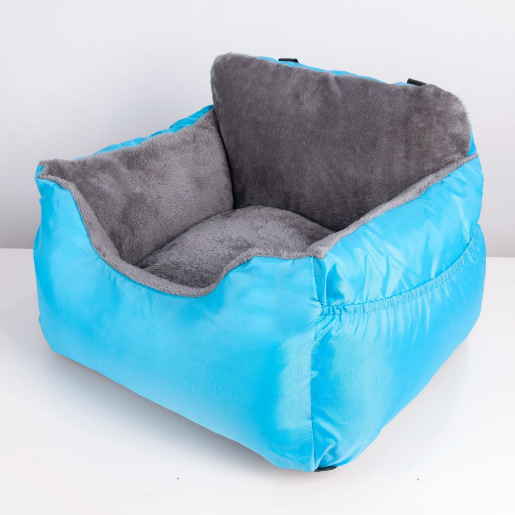 Blue Cloth Dog Cushion Bed 55x50x35cm