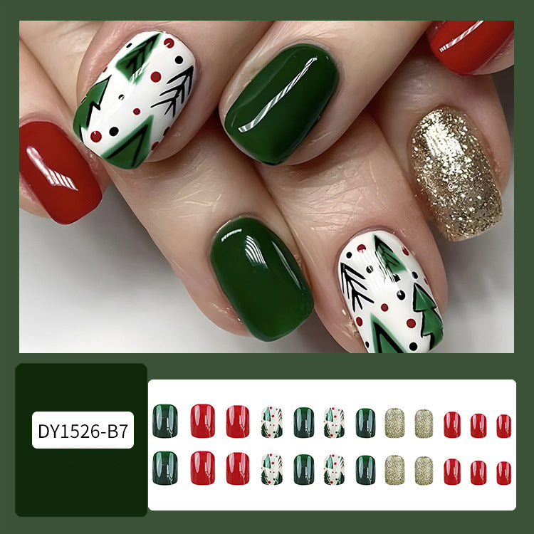 Christmas Nail Art Stickers 24pcs for Holiday Wear