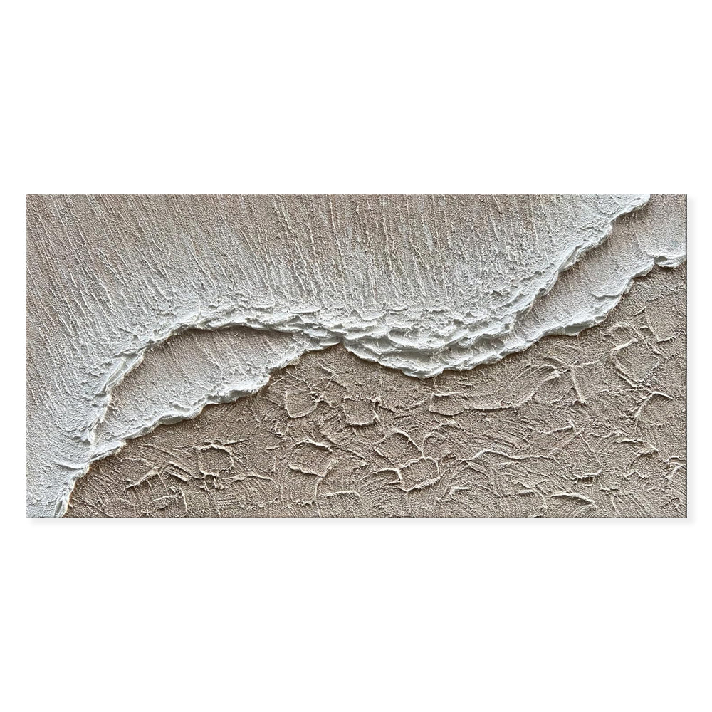 Ocean Waves Hand Painted Canvas Art for Living Room