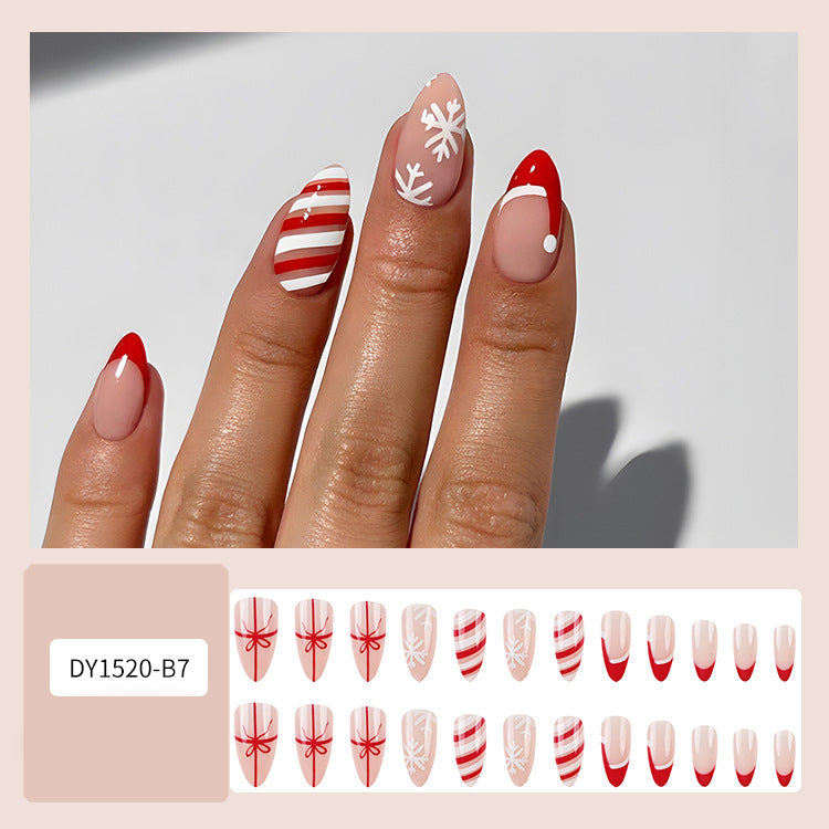 Christmas Nail Art Stickers 24pcs for Holiday Wear