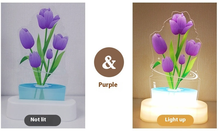 UV Color Printing Tulip Light