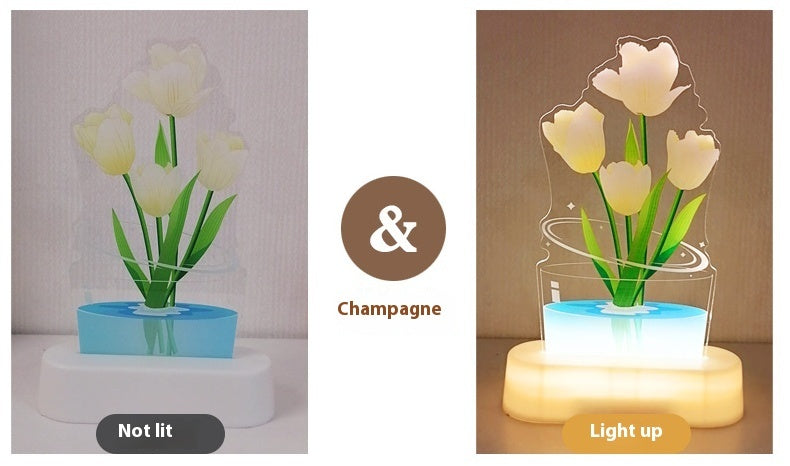 UV Color Printing Tulip Light