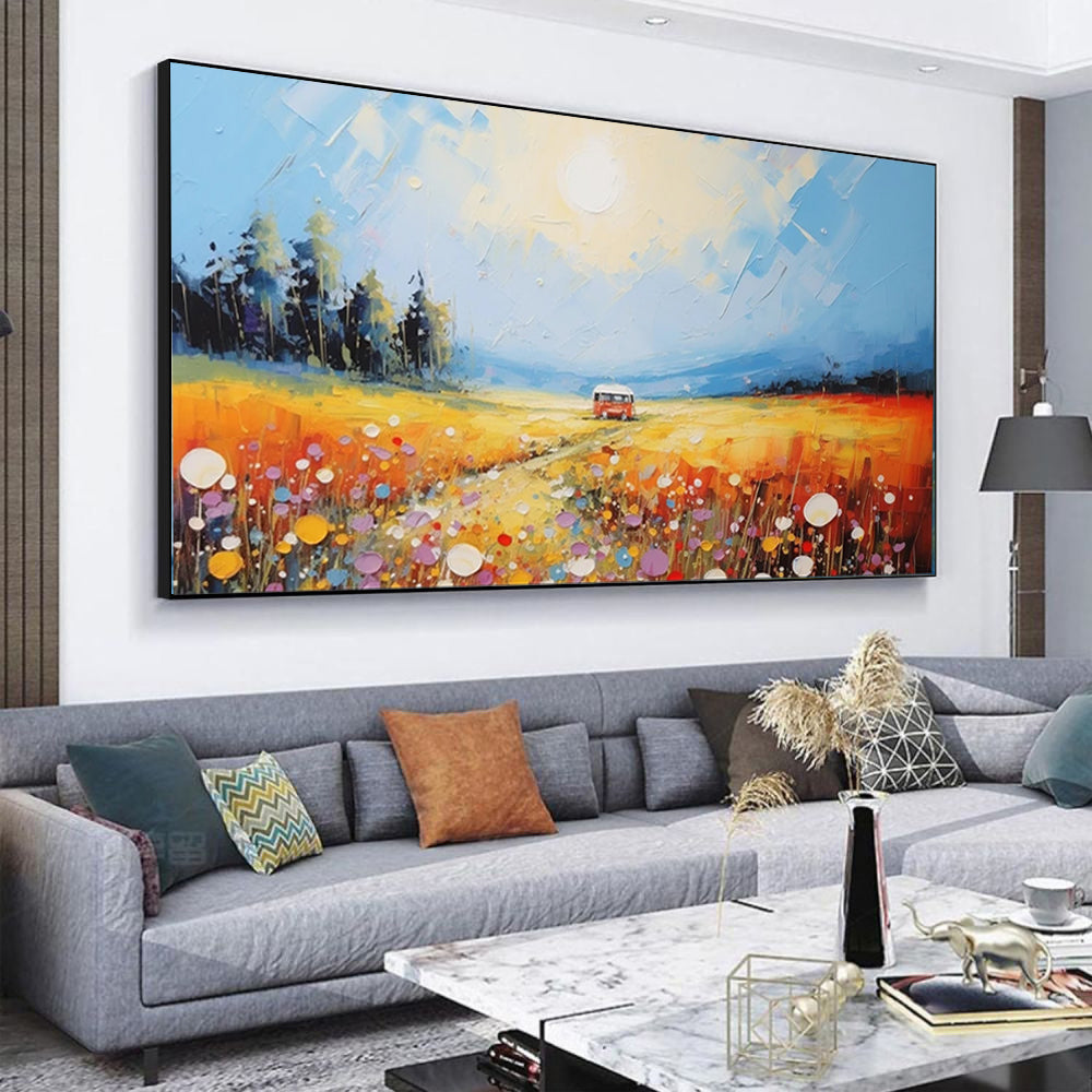 Hand Painted Landscape Oil Painting on Canvas